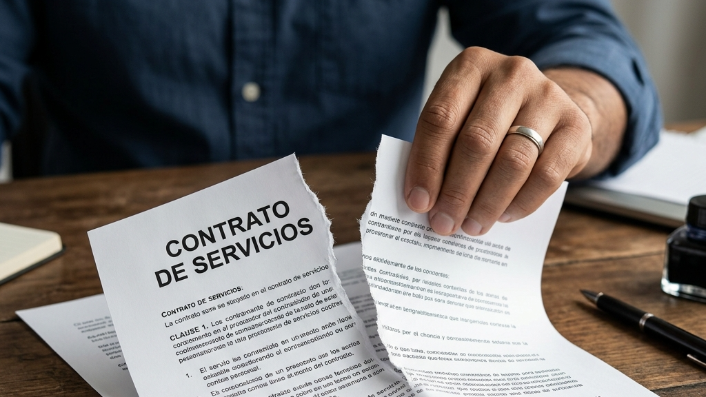 incumplimiento de contrato